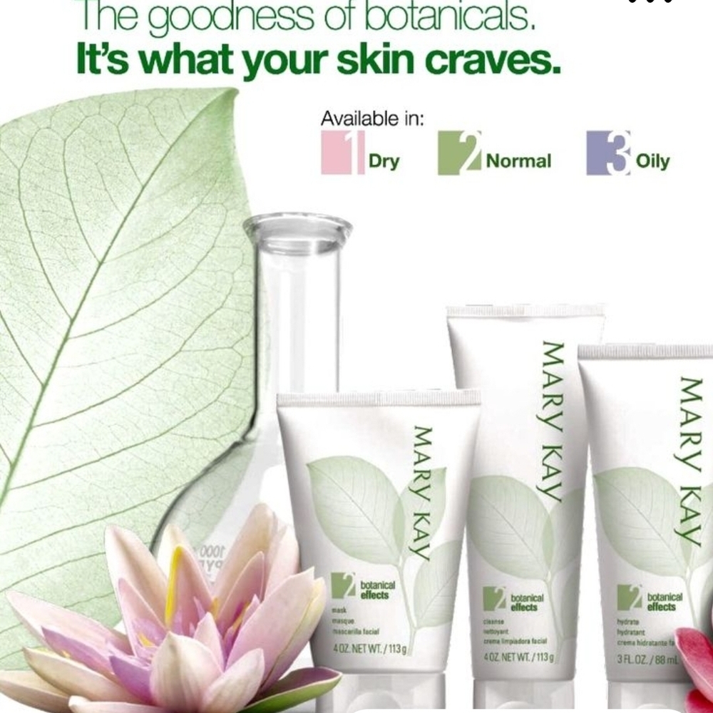 Mary Kay Botanical Effects Cleanser Set - White and Green